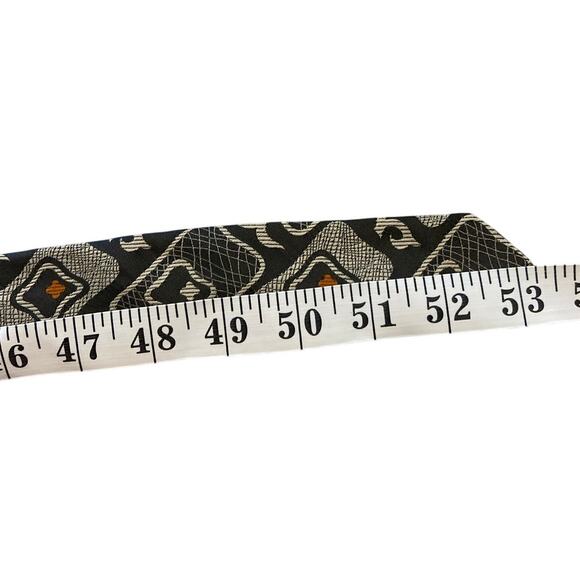 Vintage 1950's Dacron Tie | Black & White | Superba Brand - Picture 5 of 5